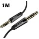 Yesido Audio Cable 3.5 Mm Male To Male Audio Cable (YAU14) Black 1M