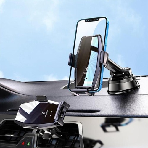 Yesido C189 15W 2 in 1 Invisible Clip Wireless Charging Car Holder