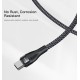 Yesido CA83 PD 45W USB-C To USB-C Braided Charging Data Cable (30CM)