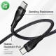 Yesido CA83 PD 45W USB-C To USB-C Braided Charging Data Cable (30CM)