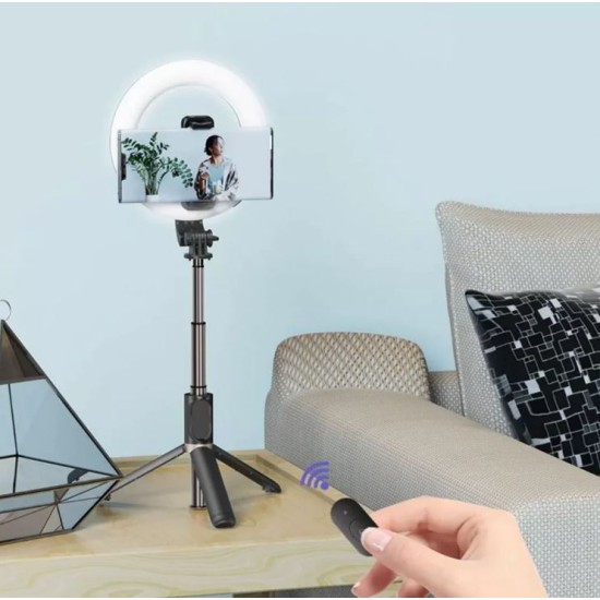 Yesido Selfie Stick with Ring Light SF12