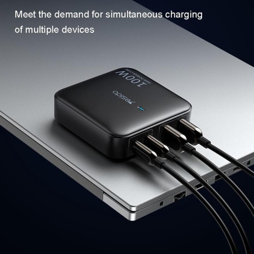 YESIDO YC41 100W GaN Desktop Charger Multi-Port Wall Charger