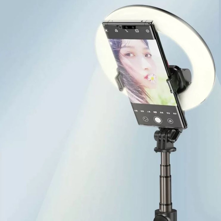 Yesido Selfie Stick with Ring Light SF12