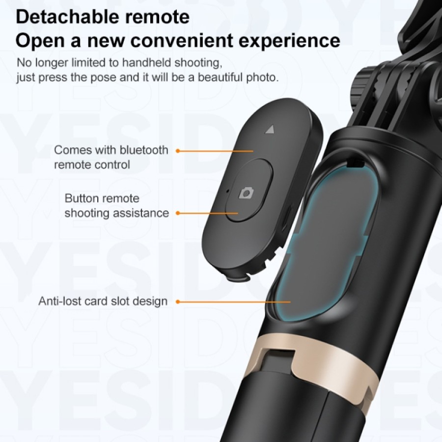 Yesido SF14 Handheld Foldable Shooting Tripod Selfie Stick