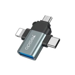 Yesido GS15 3 in1 OTG Adapter Yesido GS15 3 in1 OTG Adapter