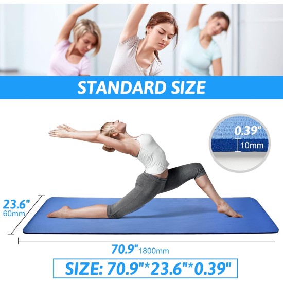 Anti-Slip Yoga Mat for Gym Workout