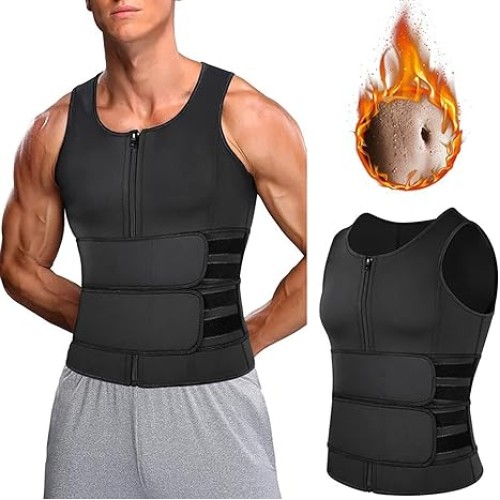 Slimming Sweat Waist Trainer Zipper Vest