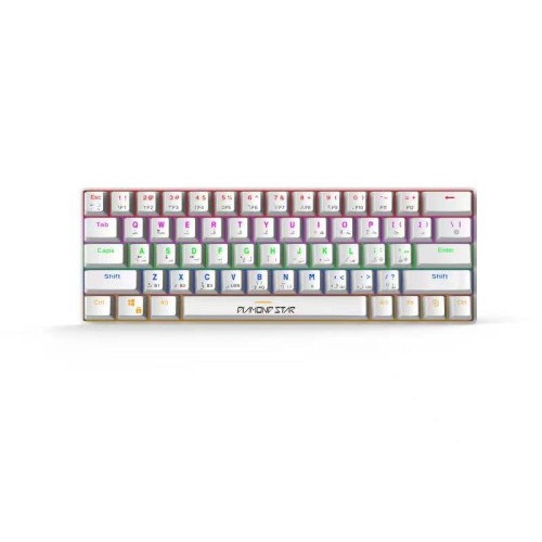 DIAMOND Gaming Mechanical Keyboard RGB (61 key) White