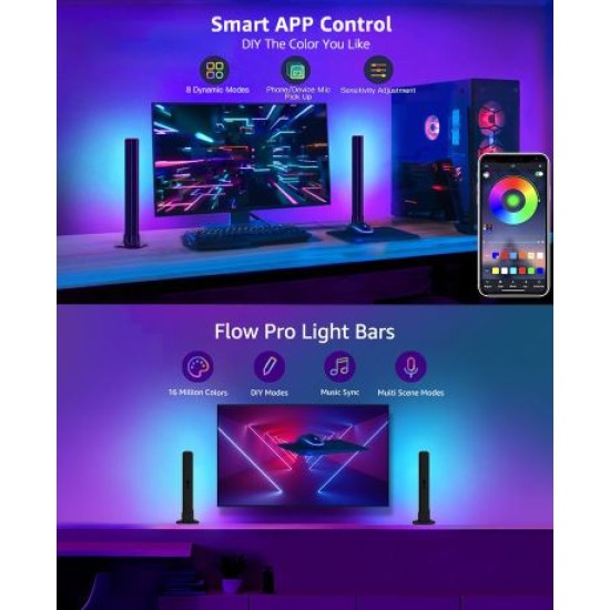 BAR/Smart Light Bars Bluetooth APP Control Gaming Lights TV Ambient Mood Lighting