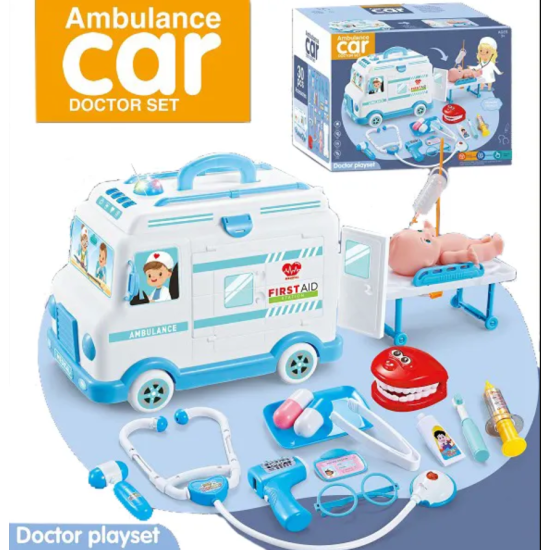 Ambulance Car with Supplies for Kids