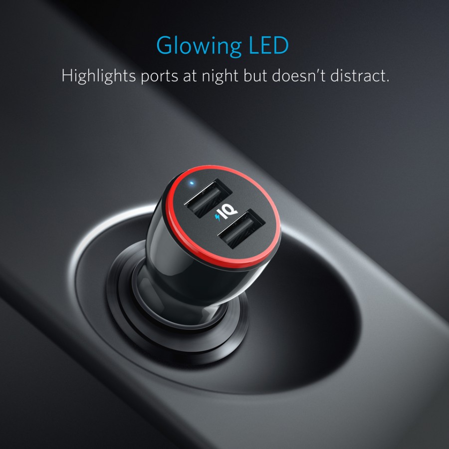 Anker PowerDrive 2 24W Dual USB Car Charger