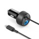 Anker PowerDrive 2 Elite Dual-Device Car Charger with Lightning Cable