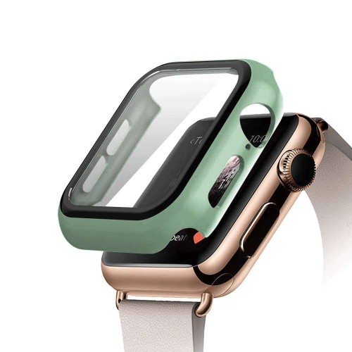 Apple Watch Tempered Glass + Case - 44MM