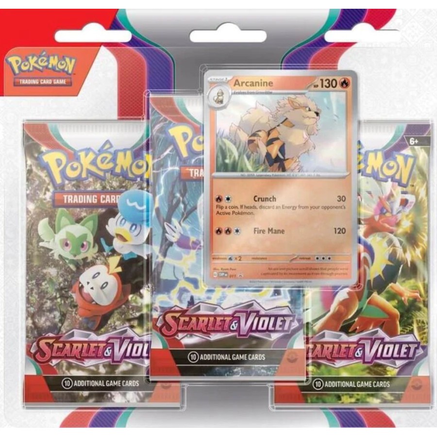 Pokemon TCG - Scarlet & Violet 3-Pack Booster - Acranine