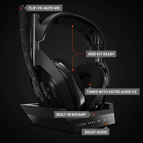 Astro A50 Gen 4 Wireless Headset for PS4 / PS5  - Black