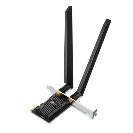 TP-Link AXE5400 WiFi 6E Bluetooth 5.2 PCIe Adapter - Black