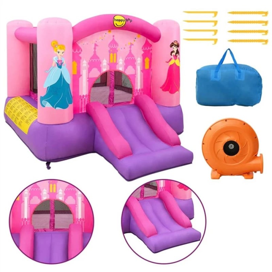 Happy Hop Princess Jumping Castle with Slide Happy Hop Princess Jumping Castle with Slide