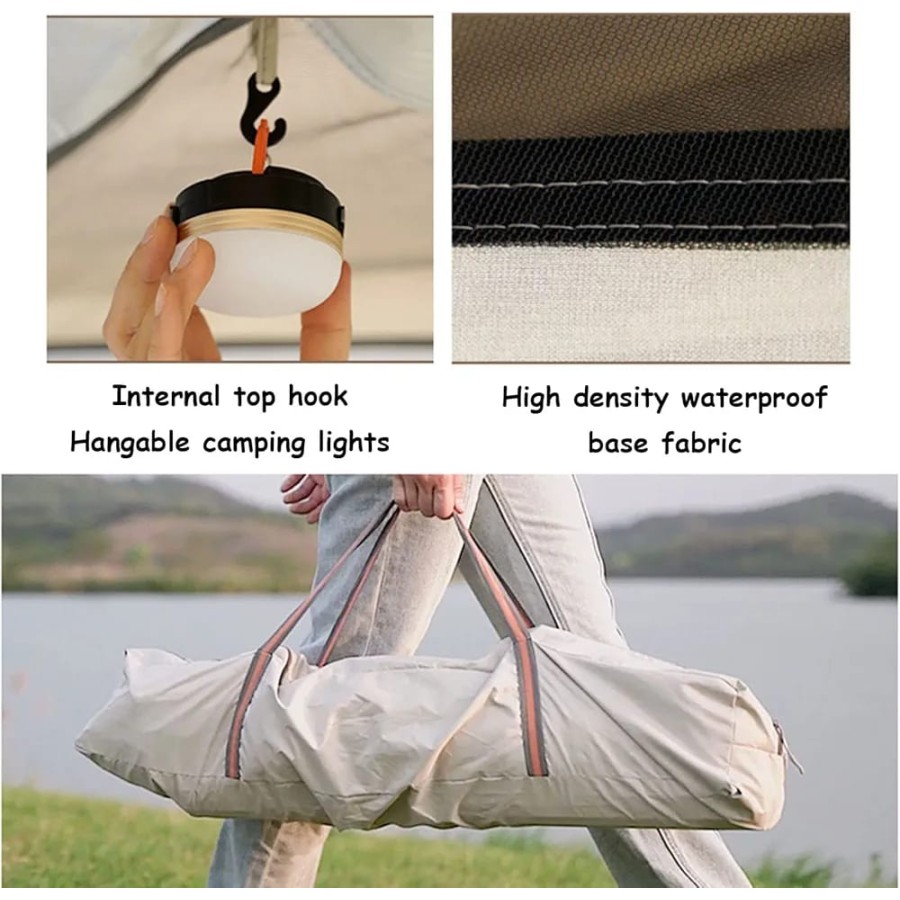 Large Outdoor Camping Tent (240x240x155cm)