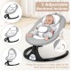 Portable Bluetooth Baby Swing Rocker with Remote Control