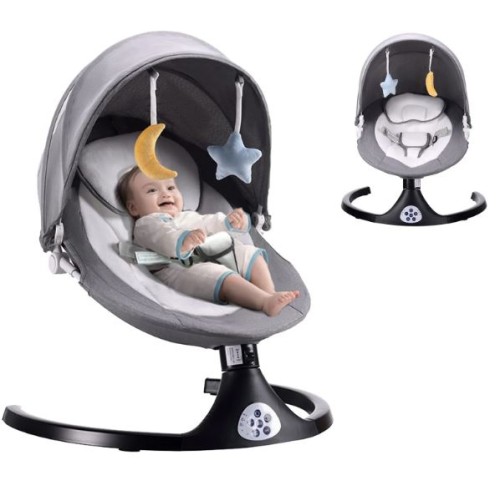 Portable Bluetooth Baby Swing Rocker with Remote Control