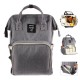 Baby Travel Backpack with 2 Stroller Straps - Grey