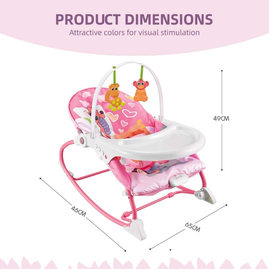 Baby Rocker Chair – Soothing Bouncer 12416