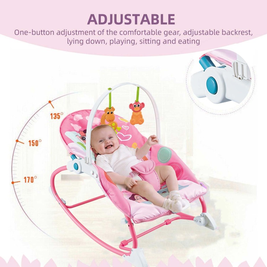 Baby Rocker Chair – Soothing Bouncer 12416