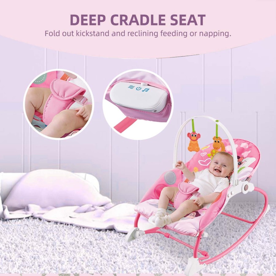 Baby Rocker Chair – Soothing Bouncer 12416