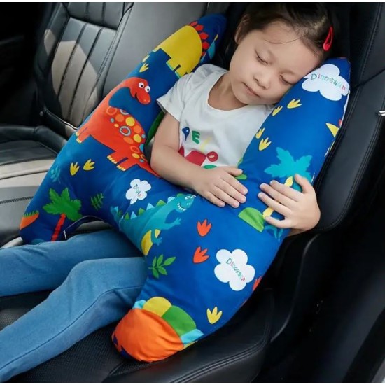 Car Back Seat Travel Kids Sleep Pillow