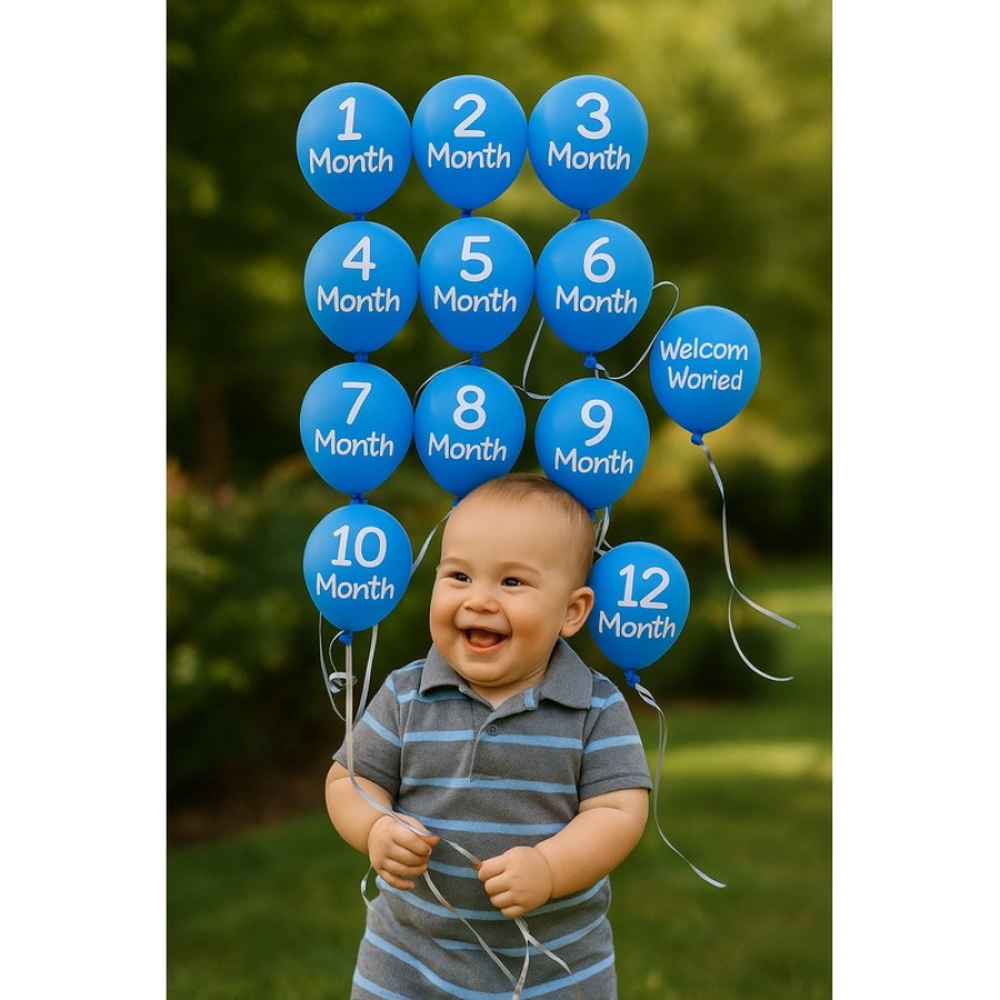Milestone Balloon for Baby ( Boy or Girl) Milestone Balloon for Baby ( Boy or Girl)