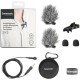 Saramonic DK3A Premium Omnidirectional Lavalier Microphone (Locking 3.5MM TRS Connector)