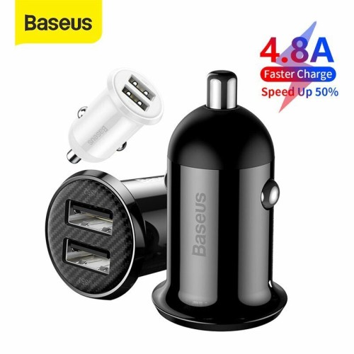 BASEUS CIRCULAR PLASTIC A+C 30W PPS CAR CHARGER