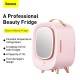 Baseus Beauty Fridge 13L with Makeup Mirror and LED Light 22V CN Plug-Pink