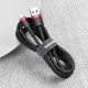 Baseus Cable Baseus Cafule cable USB-C 2A 2m - Red+Black