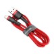 Baseus Cafule USB Lightning cable 2.4A 3m Red Black