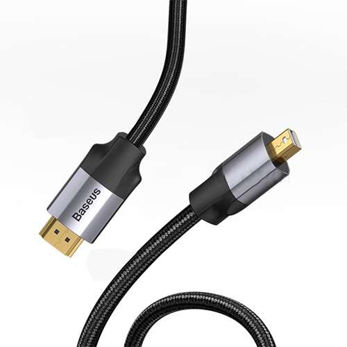 BASEUS Enjoyment Series Mini DP Male to 4KHD Male Adapter Cable 1m