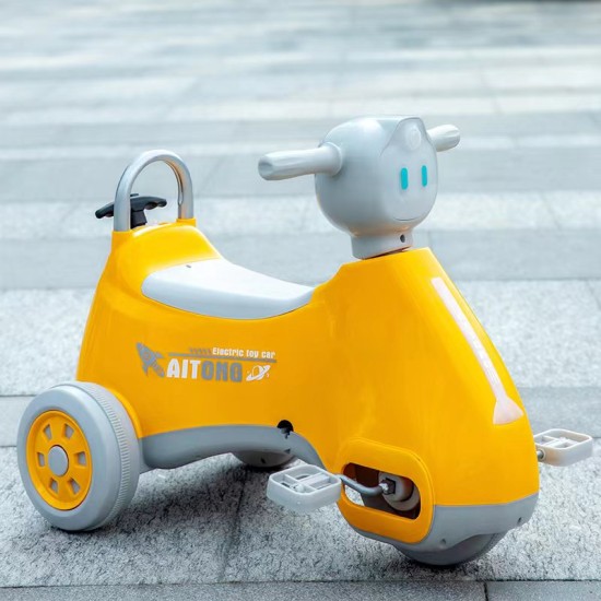 Chidren Electric Car Motorcycle Vehicles with Push Handle Cars