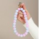 Round Beads Phone Holder Strap Keychain - Rainbow