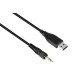 Saramonic USB-CP30 Male 3.5MM Locking TRS Connector to Standard USB Connector Cable