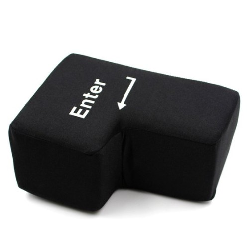 Big Enter USB Key Pillows