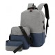 USB 3×1 Waterproof Backpack with Charger