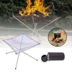 Foldable Mesh Fire Pit for Camping and Outdoor Trips Foldable Mesh Fire Pit for Camping and Outdoor Trips