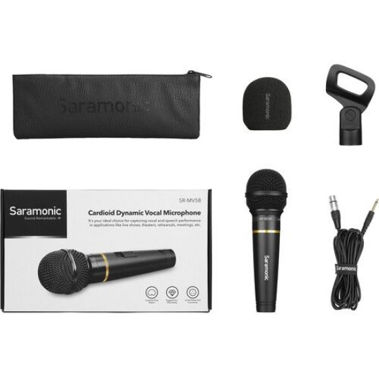 Saramonic Cardioid Dynamic Vocal Microphone - SR-MV58
