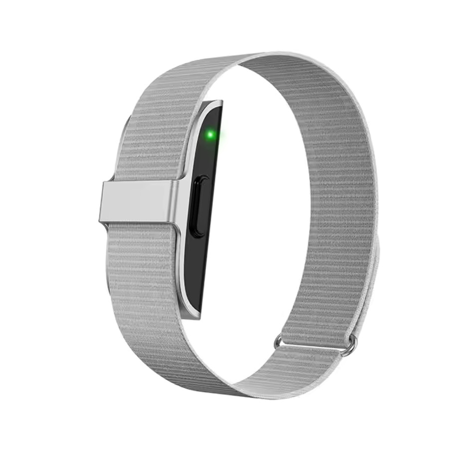 Smart Strap Wearable Health Fitness & Activity Tracker with Unlimited Subscription - White