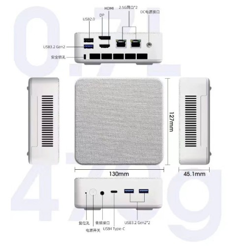 Mini PC Computers Window 11 Pro , AMD Ryzen 5 6600H Processor