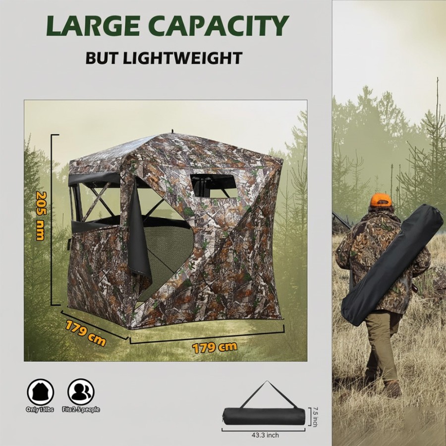 Hunting Blind Tent (179x179x205cm)