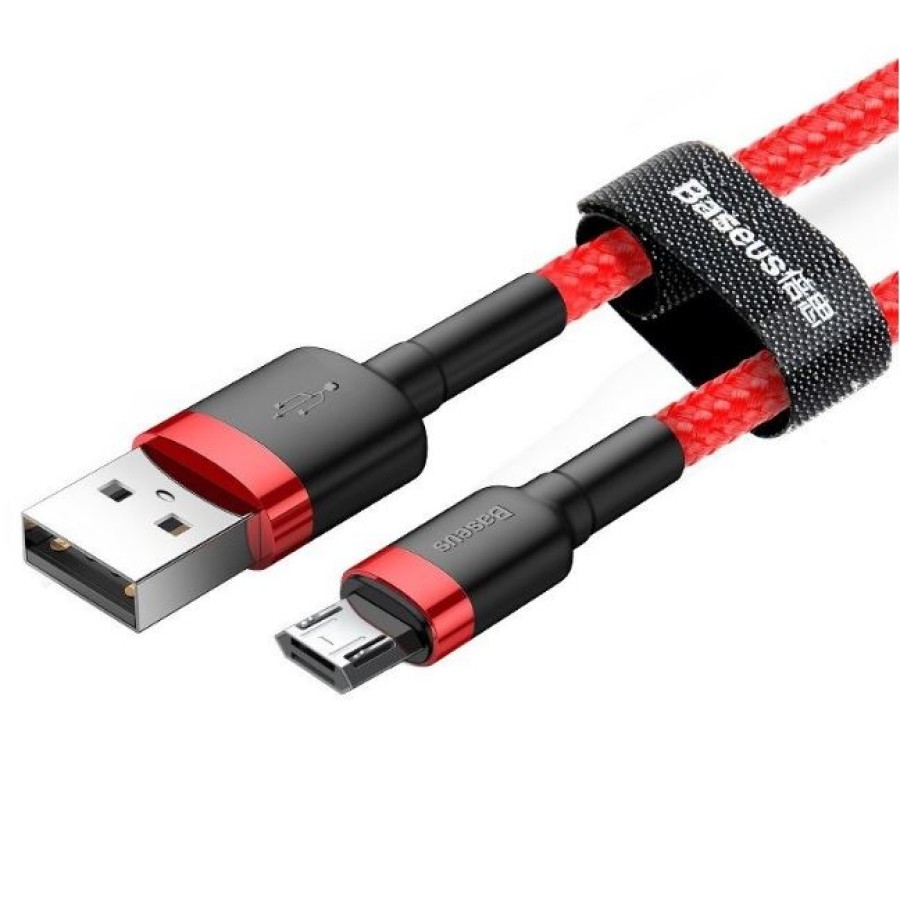 Baseus Cafule USB Lightning cable 2.4A 3m Red Black