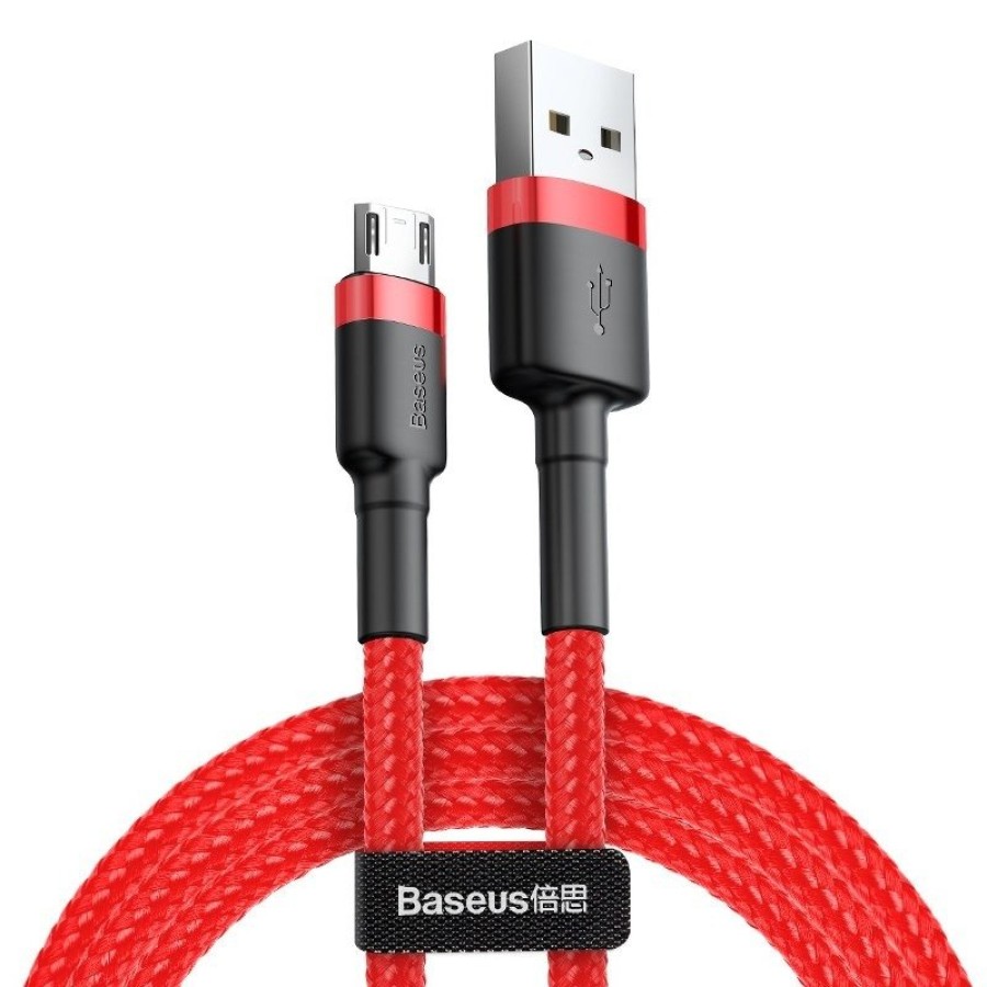 Baseus Cafule USB Lightning cable 2.4A 3m Red Black