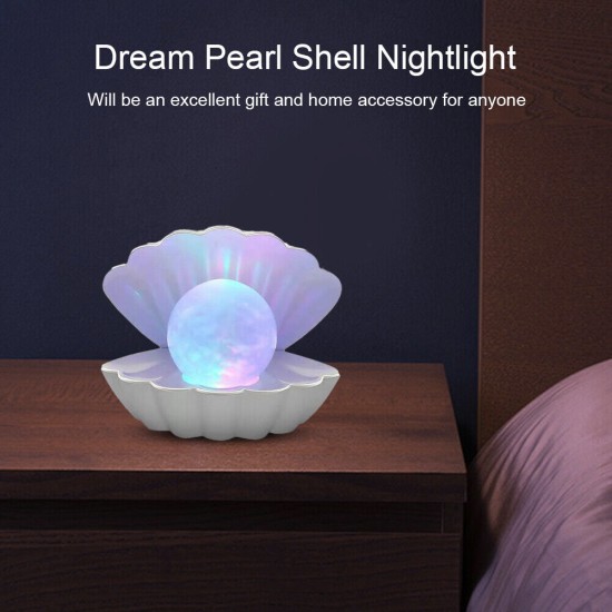 Sea Shell LED Colour Changing Mood Lamps