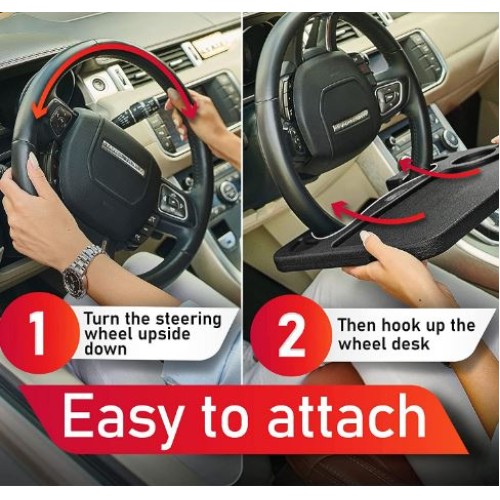 Car Steering Wheel Tray For Laptop Food